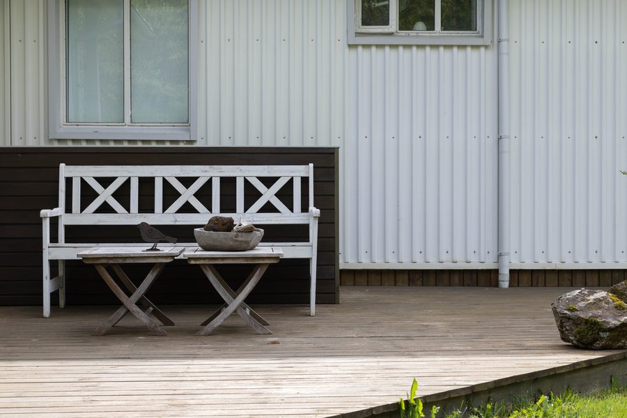 Pallur og útisvæði